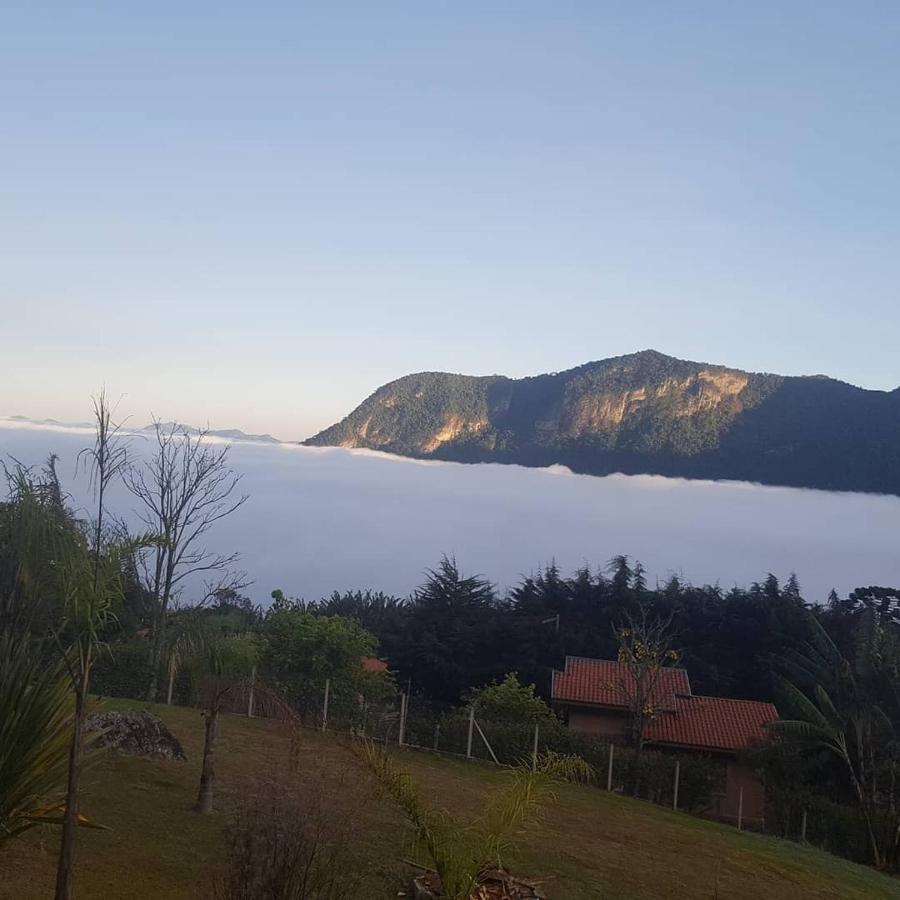 Chale Refugio Da Pedra Sp Villa Sao Bento do Sapucai Bagian luar foto