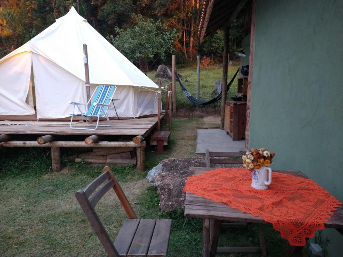 Chale Refugio Da Pedra Sp Villa Sao Bento do Sapucai Bagian luar foto