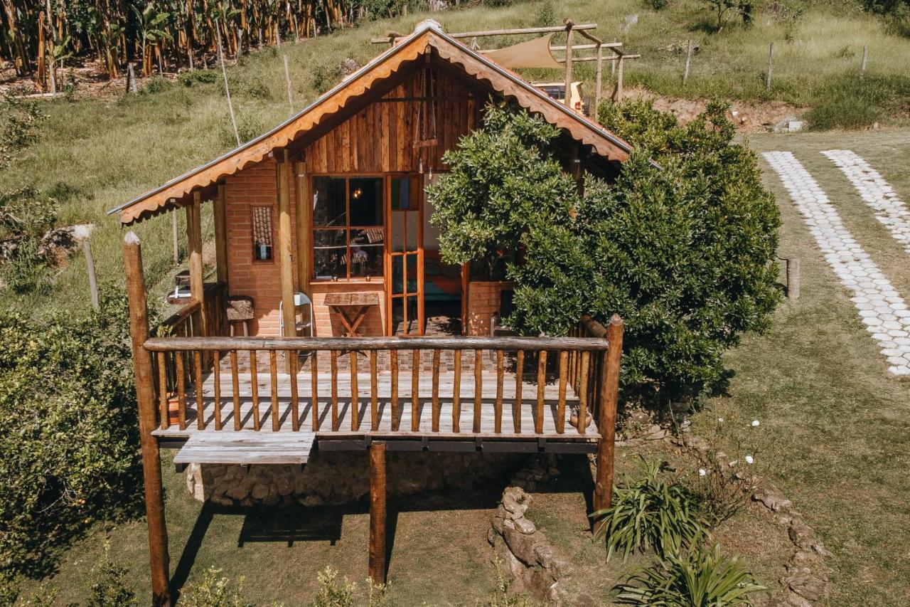 Chale Refugio Da Pedra Sp Villa Sao Bento do Sapucai Bagian luar foto