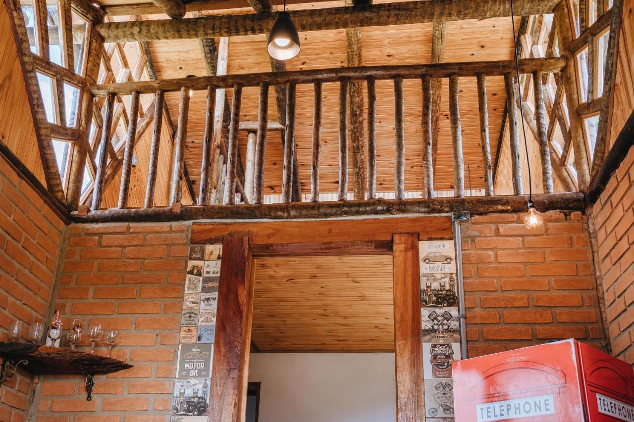 Chale Refugio Da Pedra Sp Villa Sao Bento do Sapucai Bagian luar foto