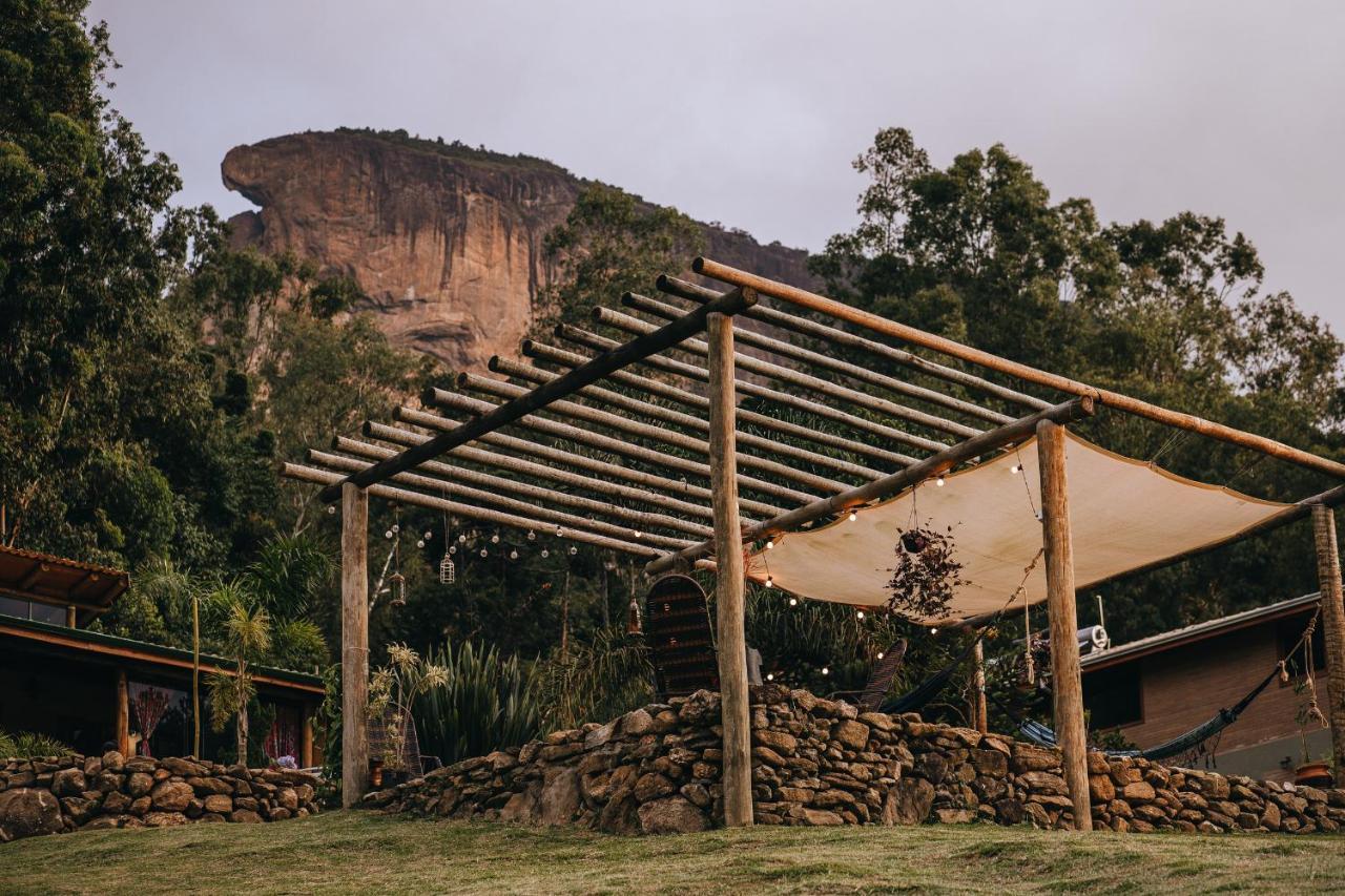 Chale Refugio Da Pedra Sp Villa Sao Bento do Sapucai Bagian luar foto