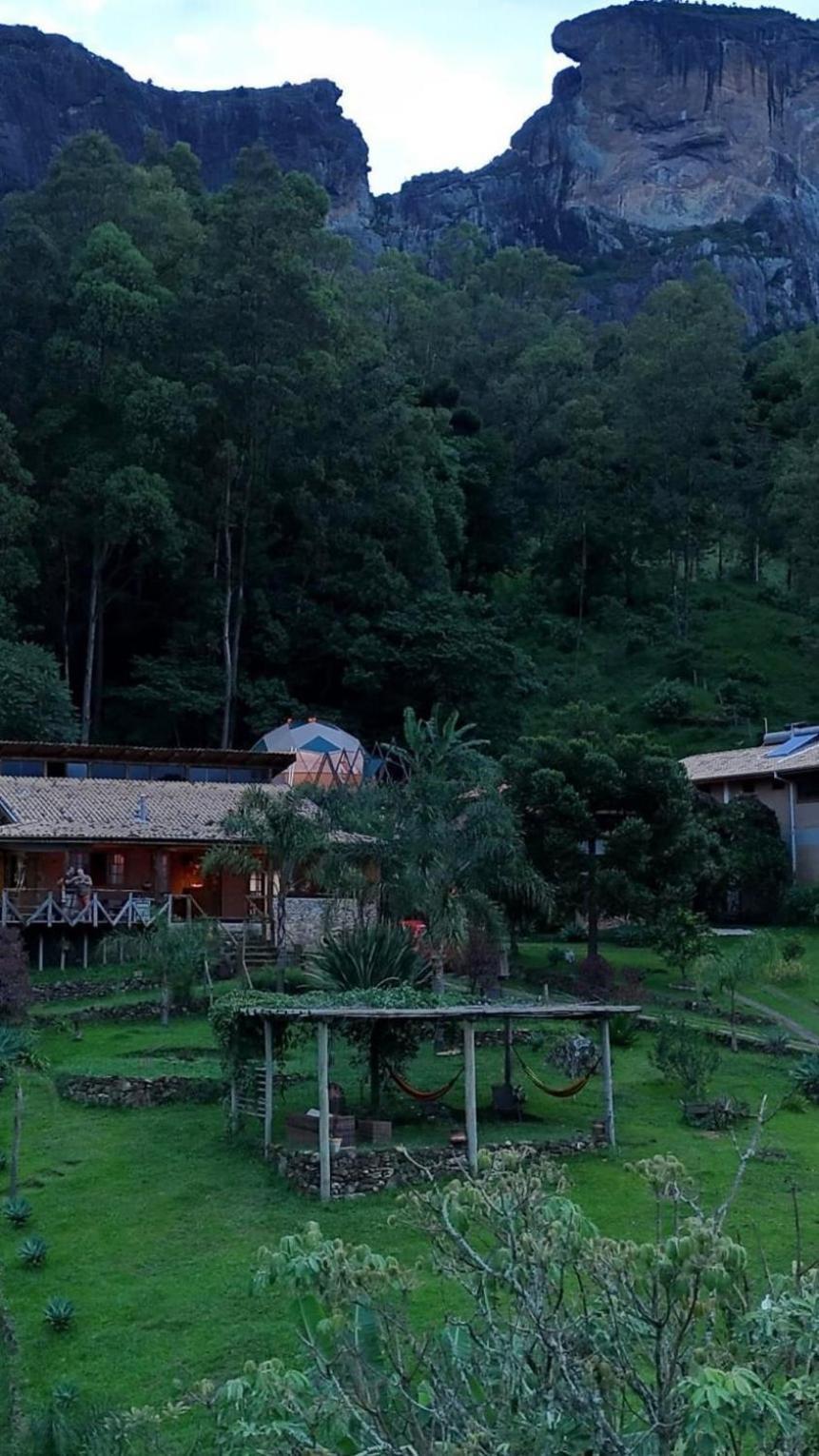 Chale Refugio Da Pedra Sp Villa Sao Bento do Sapucai Bagian luar foto